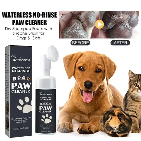 Waterless Paw Cleaner Foam for Dogs & Cats — customer photo