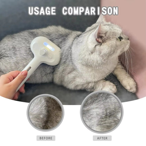 3-in-1 Electric Grooming Brush – Steam & Massage — customer photo