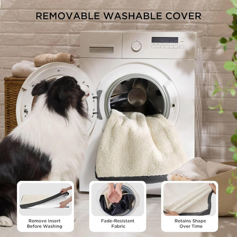 Orthopedic XL Dog Bed – Sherpa Comfort, 44 x 32 In — customer photo