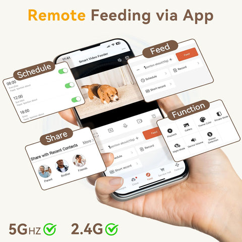8L Smart Dog Feeder with Camera &amp; WiFi — customer photo