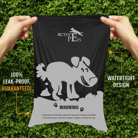 Extra-Thick Dog Poop Bags – 270 Ct, Black — customer photo