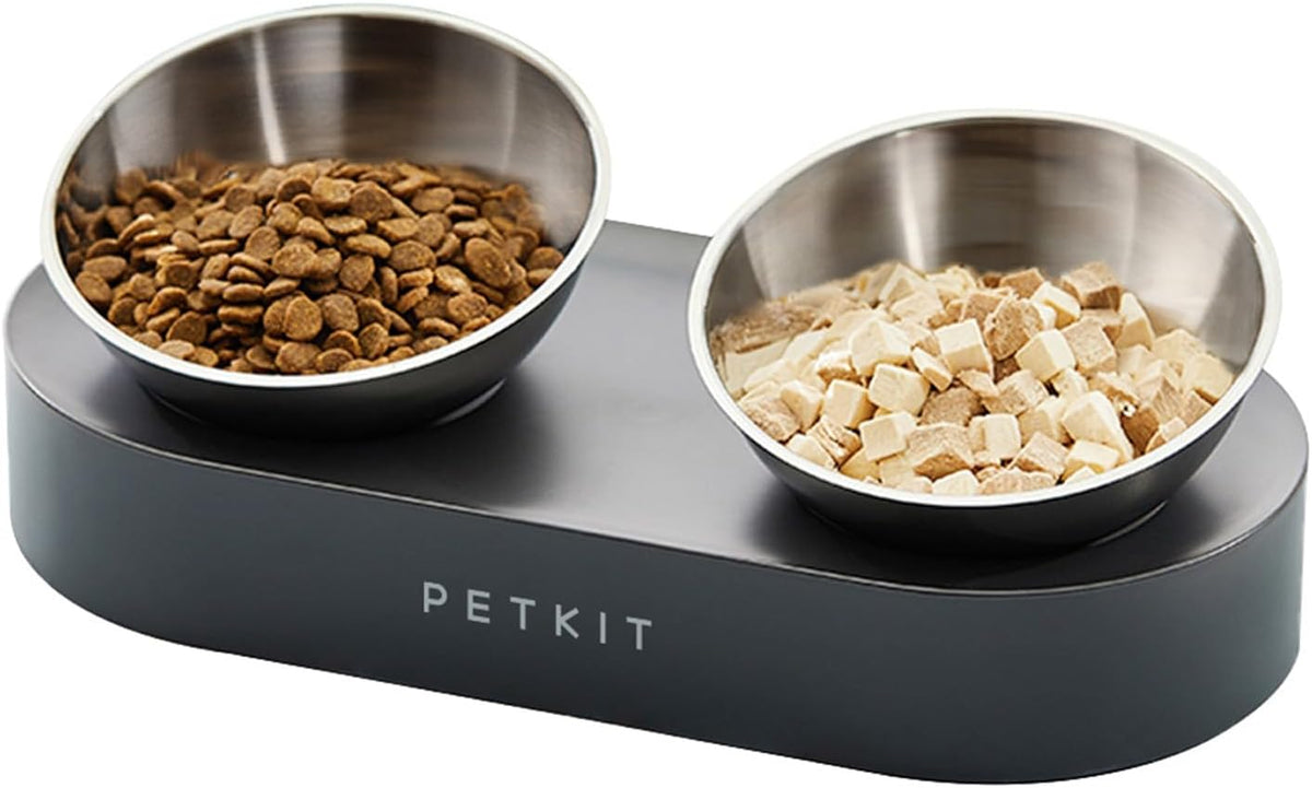 Elevated Stainless Steel Pet Bowl Set