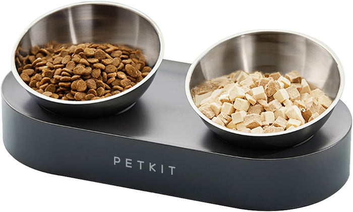 Elevated Stainless Steel Pet Bowl Set