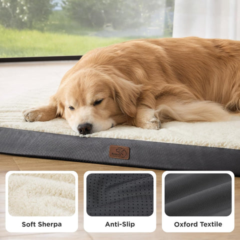 Orthopedic XL Dog Bed – Sherpa Comfort, 44 x 32 In — customer photo