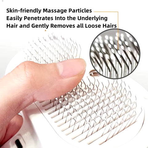 3-in-1 Electric Grooming Brush – Steam & Massage — customer photo