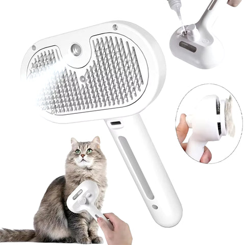 3-in-1 Electric Grooming Brush – Steam & Massage — customer photo