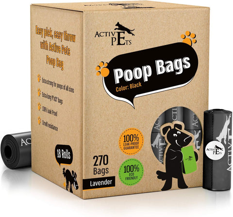 Extra-Thick Dog Poop Bags – 270 Ct, Black — customer photo